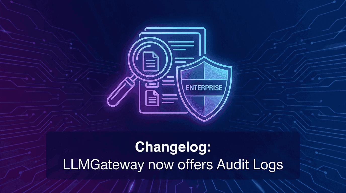 Audit logs dashboard showing organization activity